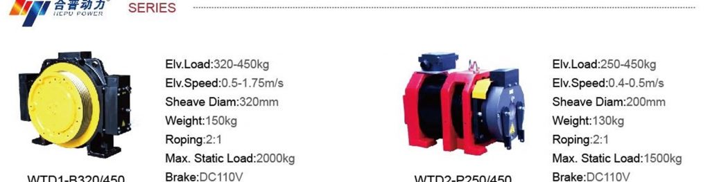 Máy kéo không hộp số HEPU POWER dòng WTD1-B320/450 và WTD2-P250/450
